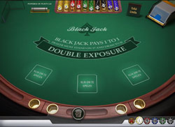 Blackjack double exposure