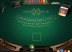 Blackjack single deck